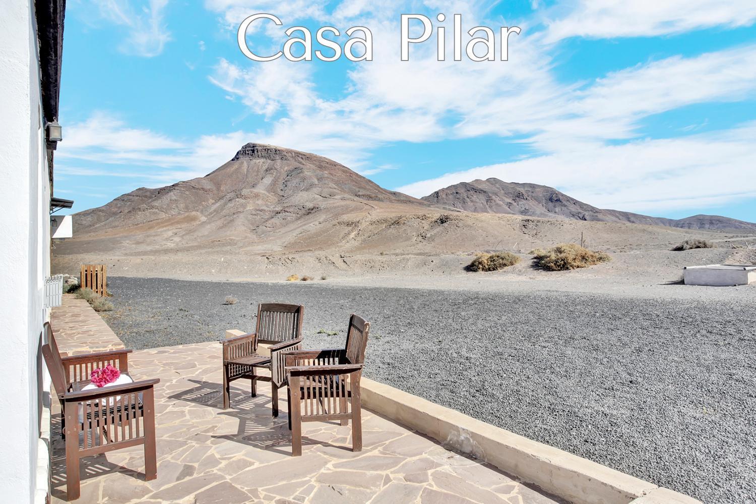 Casa Pilar, Aurora Y Tarabilla En Finca Ecologica Teguitar 外观 照片